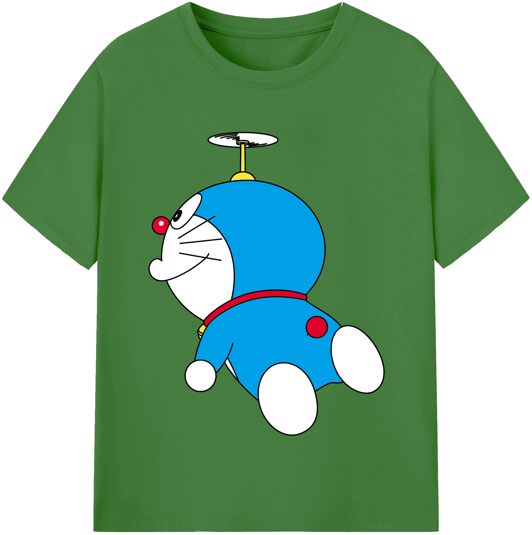 （画像用） ドラえもん Doraemon レディースカジュアルプリントTシャツ（綿100％）